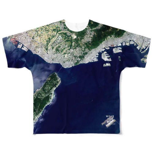兵庫県 神戸市 All-Over Print T-Shirt