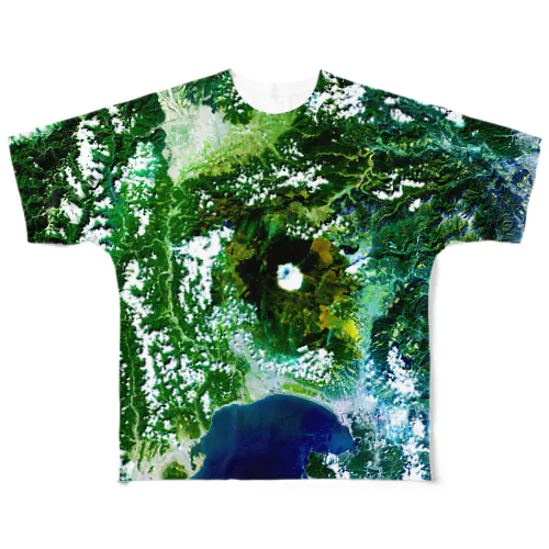 山梨県 南都留郡 All-Over Print T-Shirt