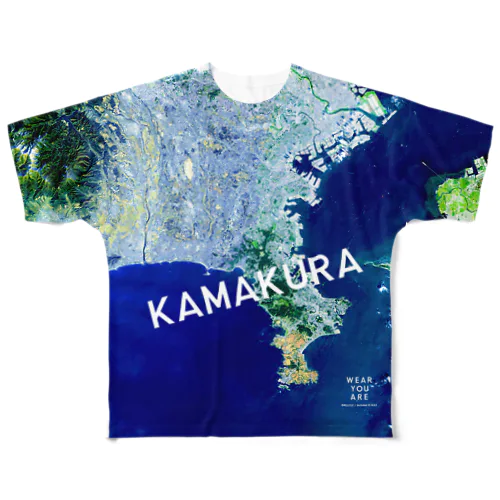 神奈川県 鎌倉市 フルグラフィックTシャツ