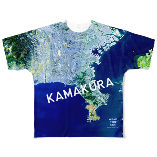 神奈川県 鎌倉市 All-Over Print T-Shirt