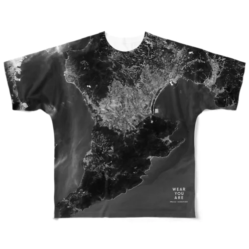 鹿児島県 鹿屋市 All-Over Print T-Shirt