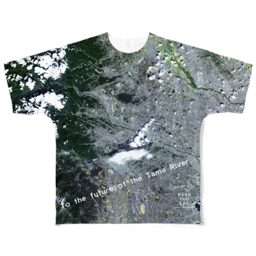 東京都 日野市 All-Over Print T-Shirt