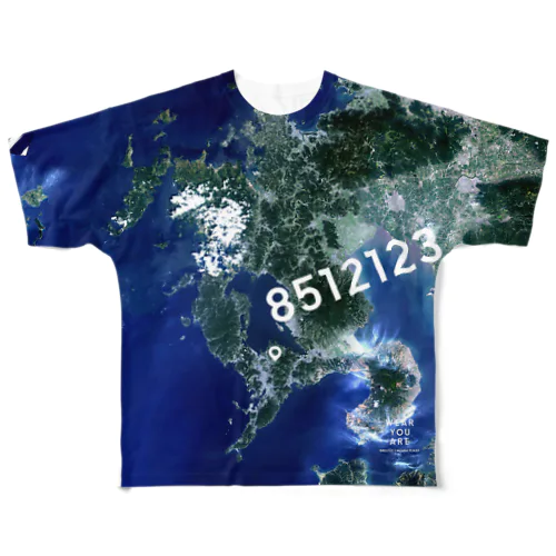 長崎県 東彼杵郡 All-Over Print T-Shirt