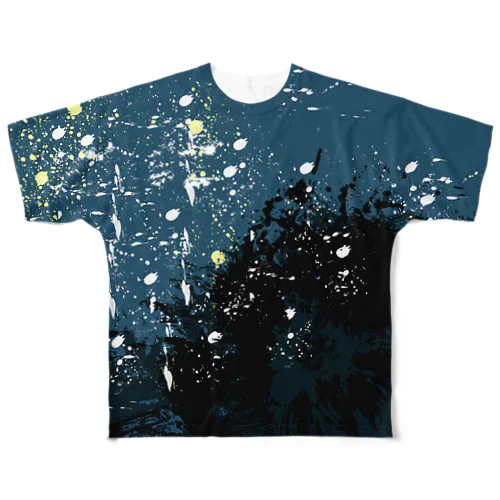 LIBRI PAINT WORK 007 All-Over Print T-Shirt