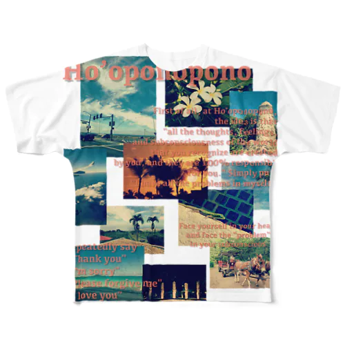 Hawaii フルグラフィックTシャツ