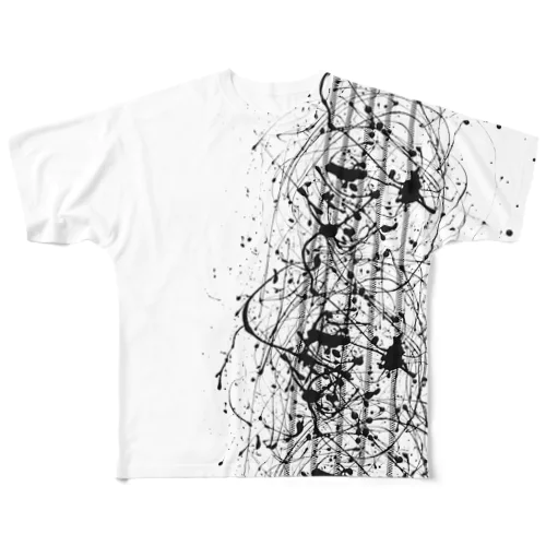 LIBRI  PAINT WORK 016 All-Over Print T-Shirt