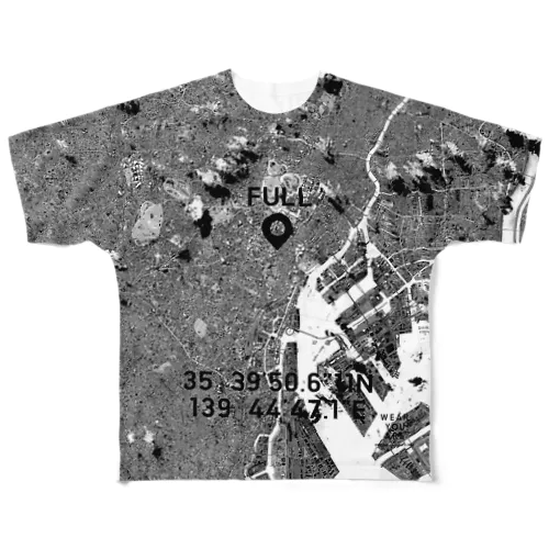 東京都 港区 Tシャツ 片面 フルグラフィックTシャツ