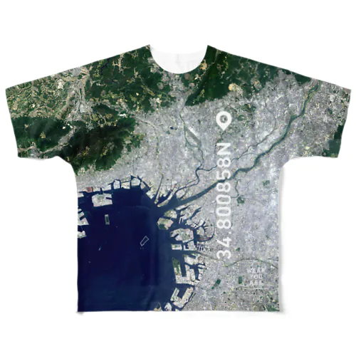 大阪府 豊中市 Tシャツ 両面 All-Over Print T-Shirt