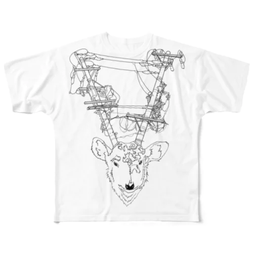 SIKA-DENTYU All-Over Print T-Shirt