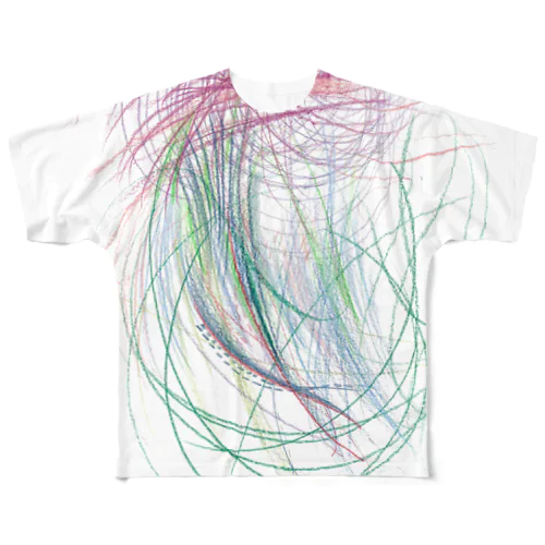 drawing０３ フルグラフィックTシャツ