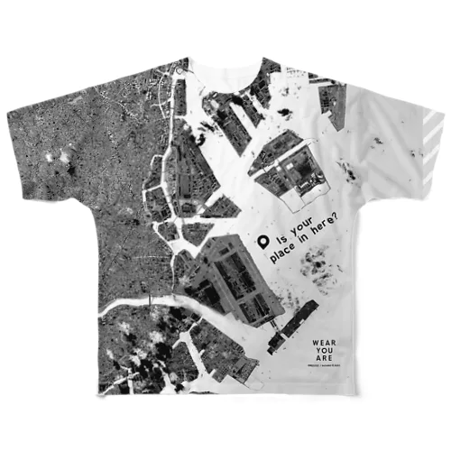 東京都 大田区 Tシャツ 片面 All-Over Print T-Shirt