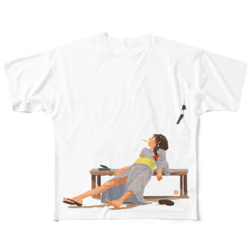 暑中お見舞い申し上げます。 All-Over Print T-Shirt