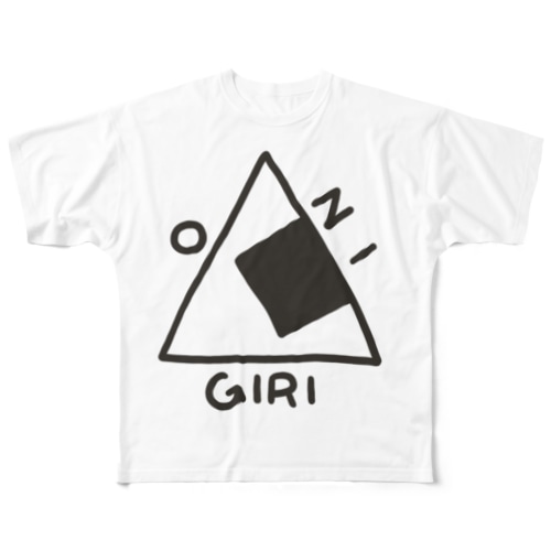 O NI GIRI All-Over Print T-Shirt