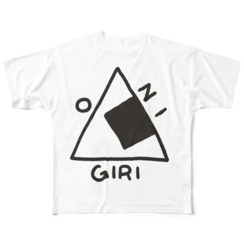 O NI GIRI フルグラフィックTシャツ