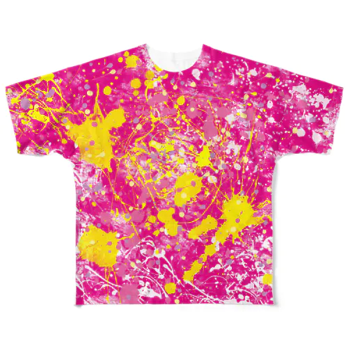 LIBRI PAINT WORK 022 All-Over Print T-Shirt