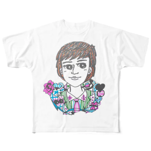 Shelubi All-Over Print T-Shirt