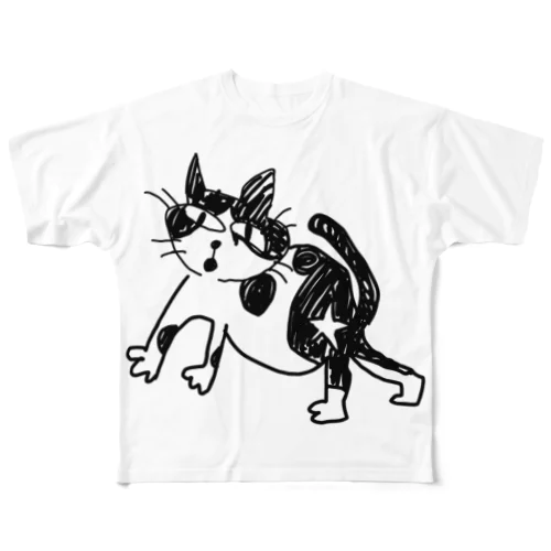 もちのすけくん フルグラフィックTシャツ