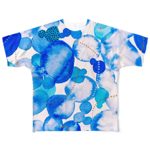 Blue Water All-Over Print T-Shirt