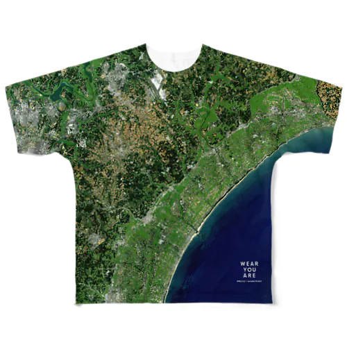 千葉県 山武市 Tシャツ 両面 All-Over Print T-Shirt