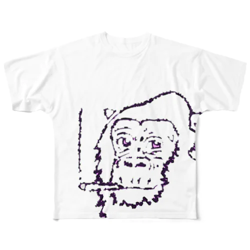 smokey-monkey (P) フルグラフィックTシャツ