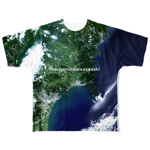 宮城県 石巻市 Tシャツ 片面 All-Over Print T-Shirt