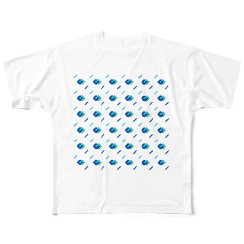 musubi pattern All-Over Print T-Shirt