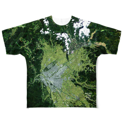 北海道 旭川市 Tシャツ 両面 All-Over Print T-Shirt