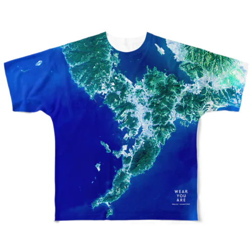 長崎県 長崎市 Tシャツ 片面 Tシャツ 片面 All-Over Print T-Shirt