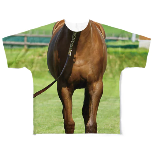 馬になれるT フルグラフィックTシャツ
