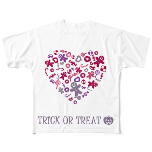 Halloween candy All-Over Print T-Shirt