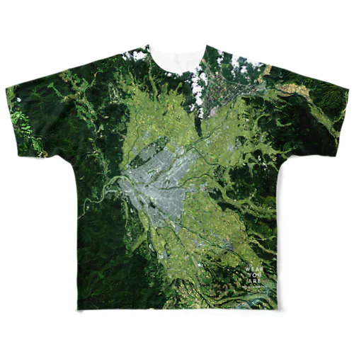 北海道 旭川市 Tシャツ 片面 All-Over Print T-Shirt