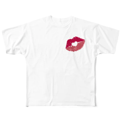 coco kiss フルグラフィックTシャツ