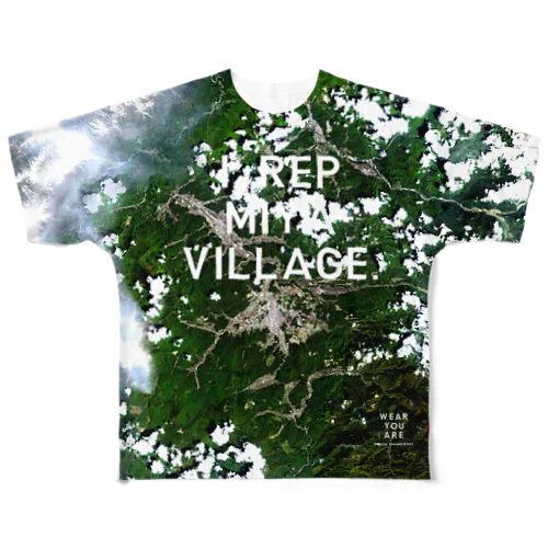 岐阜県 高山市 Tシャツ 両面 All-Over Print T-Shirt