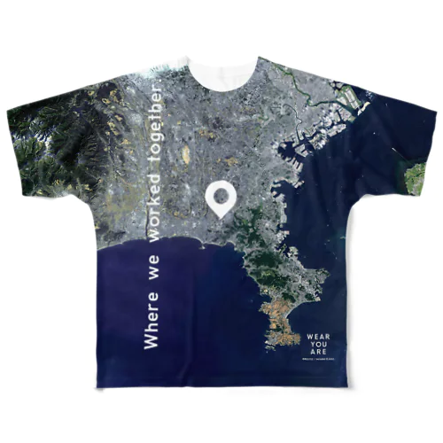 神奈川県 鎌倉市 Tシャツ 片面 フルグラフィックTシャツ