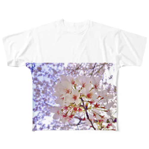 桜 フルグラフィックTシャツ