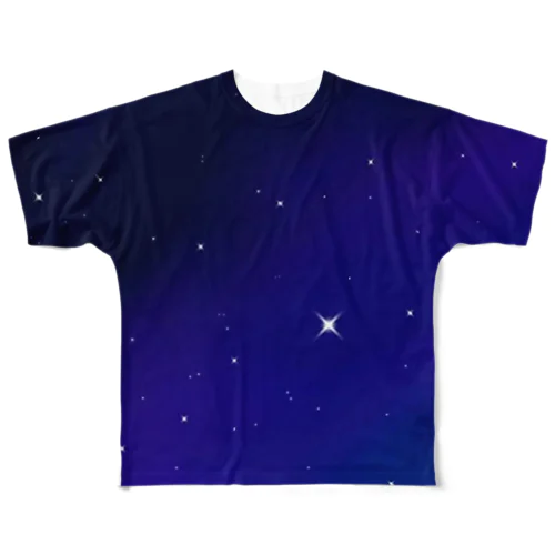 星空 フルグラフィックTシャツ