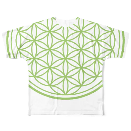 Flower of Life - Huge フルグラフィックTシャツ