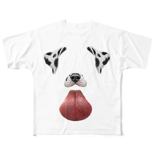 Snapchatの犬 All-Over Print T-Shirt