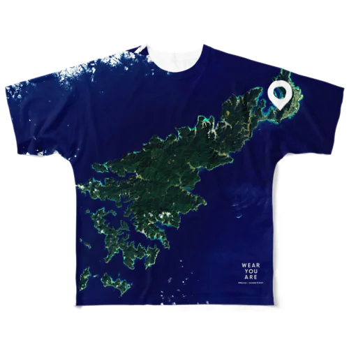 鹿児島県 奄美市 Tシャツ 片面 フルグラフィックTシャツ