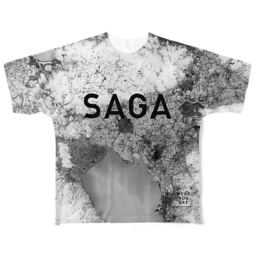 佐賀県 佐賀市 Tシャツ 両面 All-Over Print T-Shirt