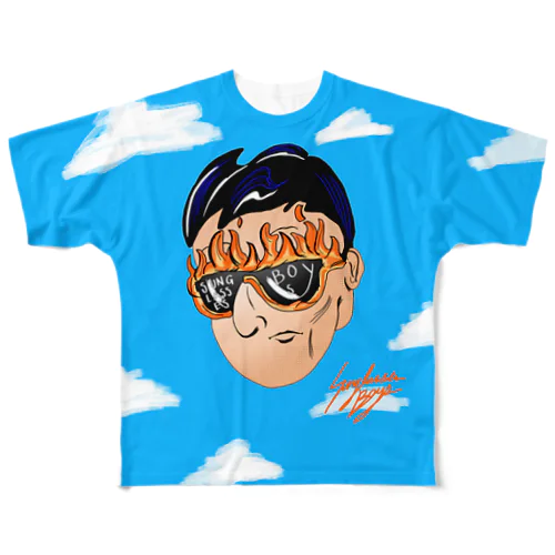 Sunglasses boys “October Sky” All-Over Print T-Shirt