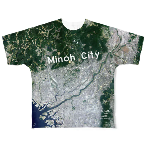 大阪府 茨木市 Tシャツ 両面 All-Over Print T-Shirt