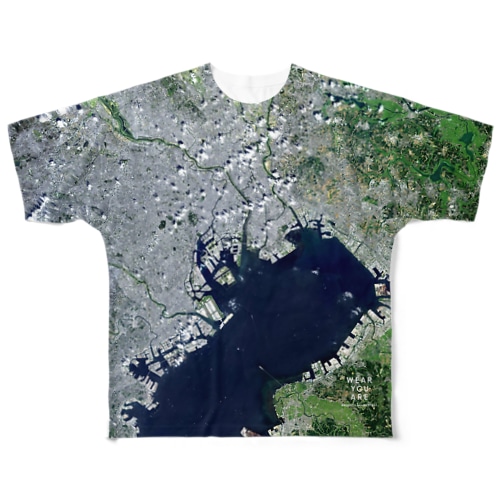 東京都 江戸川区 Tシャツ 両面 All-Over Print T-Shirt
