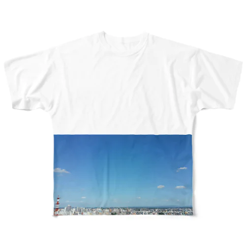 宇都宮の空 フルグラフィックTシャツ