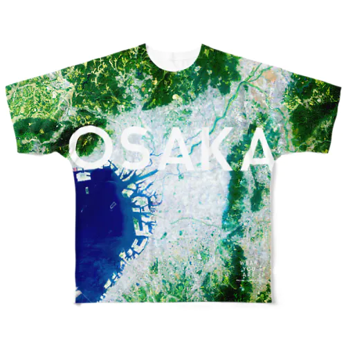 大阪府 大阪市 Tシャツ 両面 All-Over Print T-Shirt