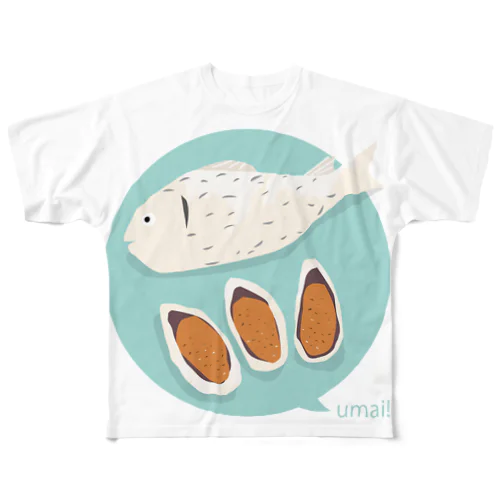 ふなずしさま All-Over Print T-Shirt