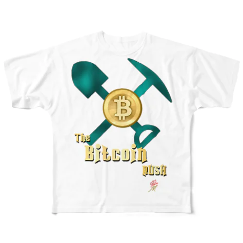 SMF 010 The bitcoin rush フルグラフィックTシャツ