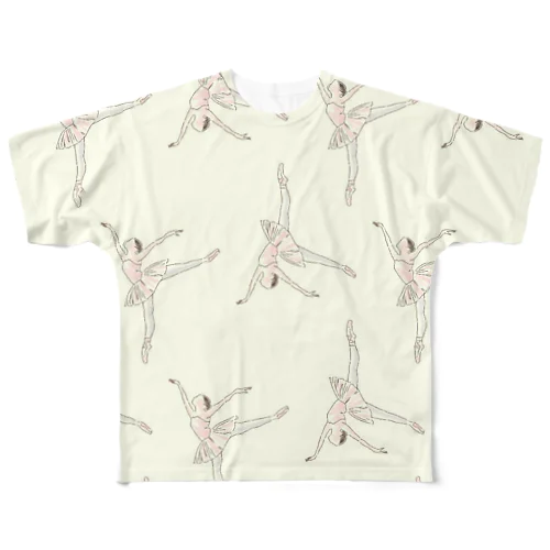 Ballerina All-Over Print T-Shirt