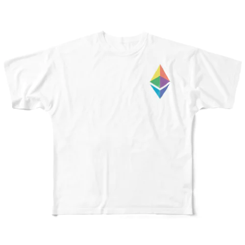 ETH フルグラフィックTシャツ