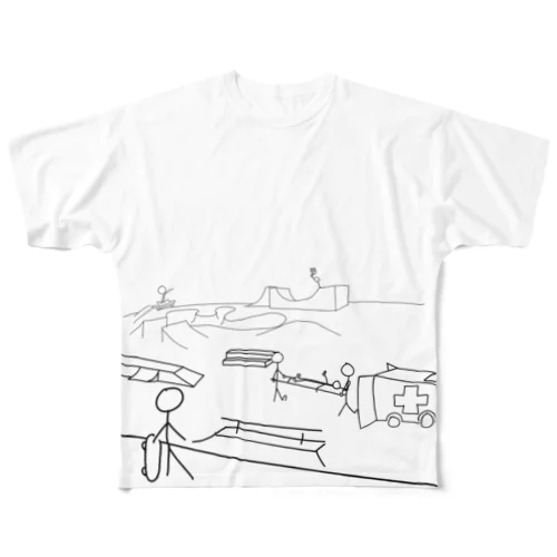 skate All-Over Print T-Shirt